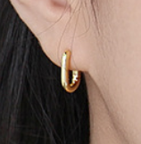 Lovcia Gold Plated Sterling Silver Leverback Earrings