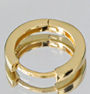 Lovcia Gold Plated 925 Circle Huggie Hoop Earrings 5mm