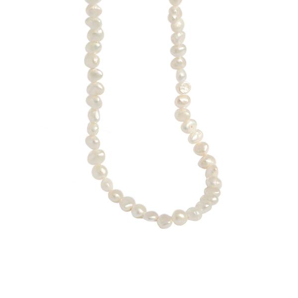 LOVCIA Baroque Freshwater Pearl Necklace Sterling Silver