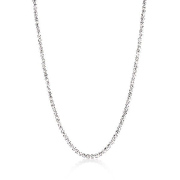 Long Elegant Cubic Zirconia Necklace