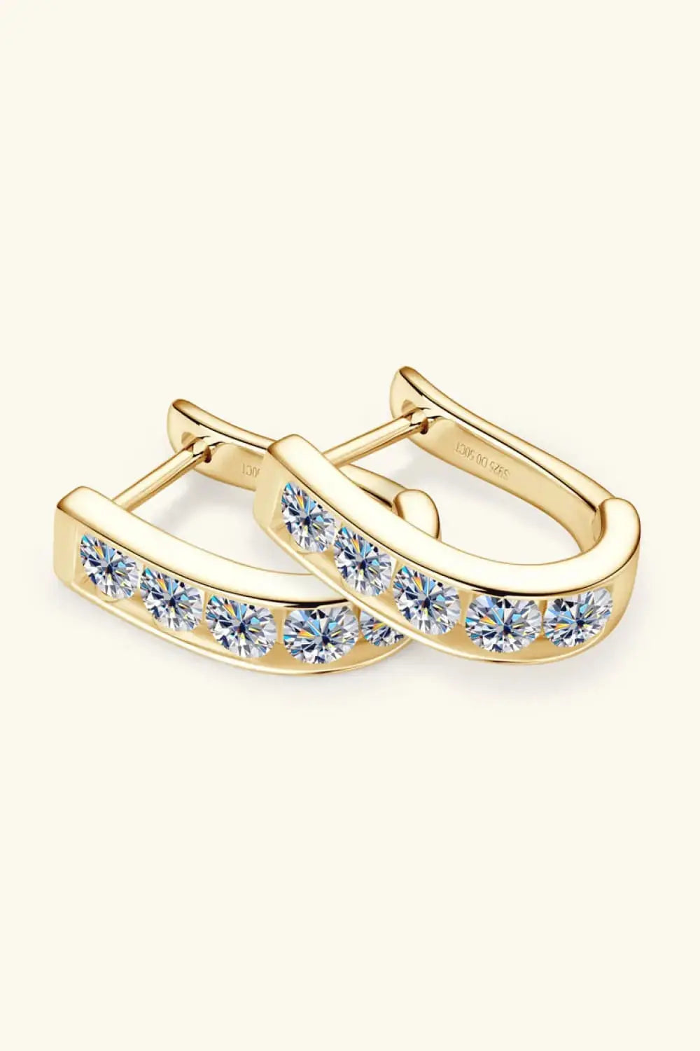 LOVCIA 1 Carat Moissanite 925 Sterling Silver Earrings