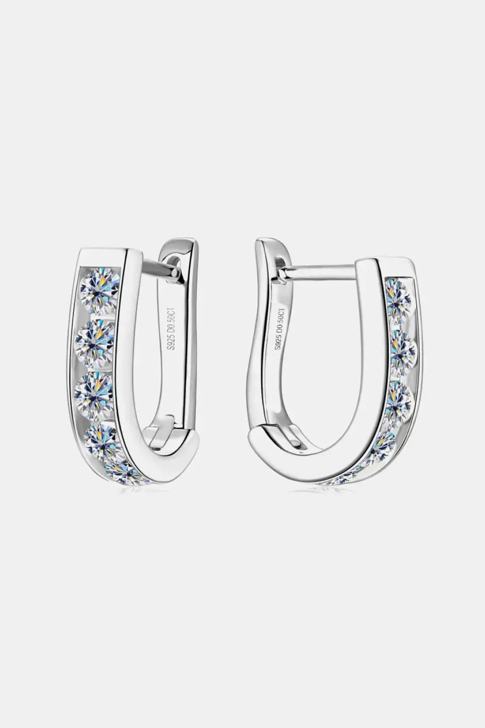 LOVCIA 1 Carat Moissanite 925 Sterling Silver Earrings