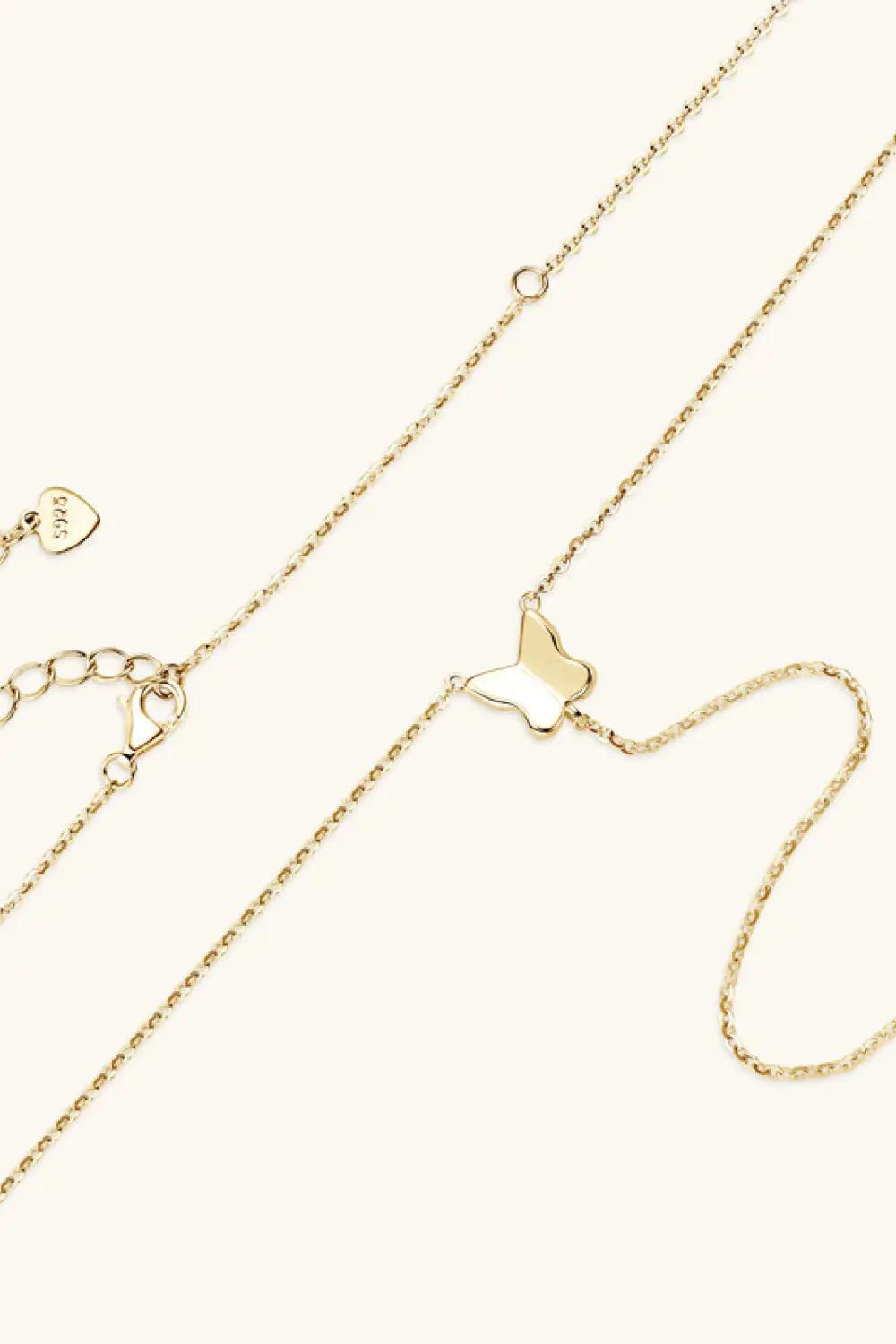 Lovcia 1 Carat Moissanite 925 Sterling Silver Necklace-Necklaces-Gold-One Size-Gold