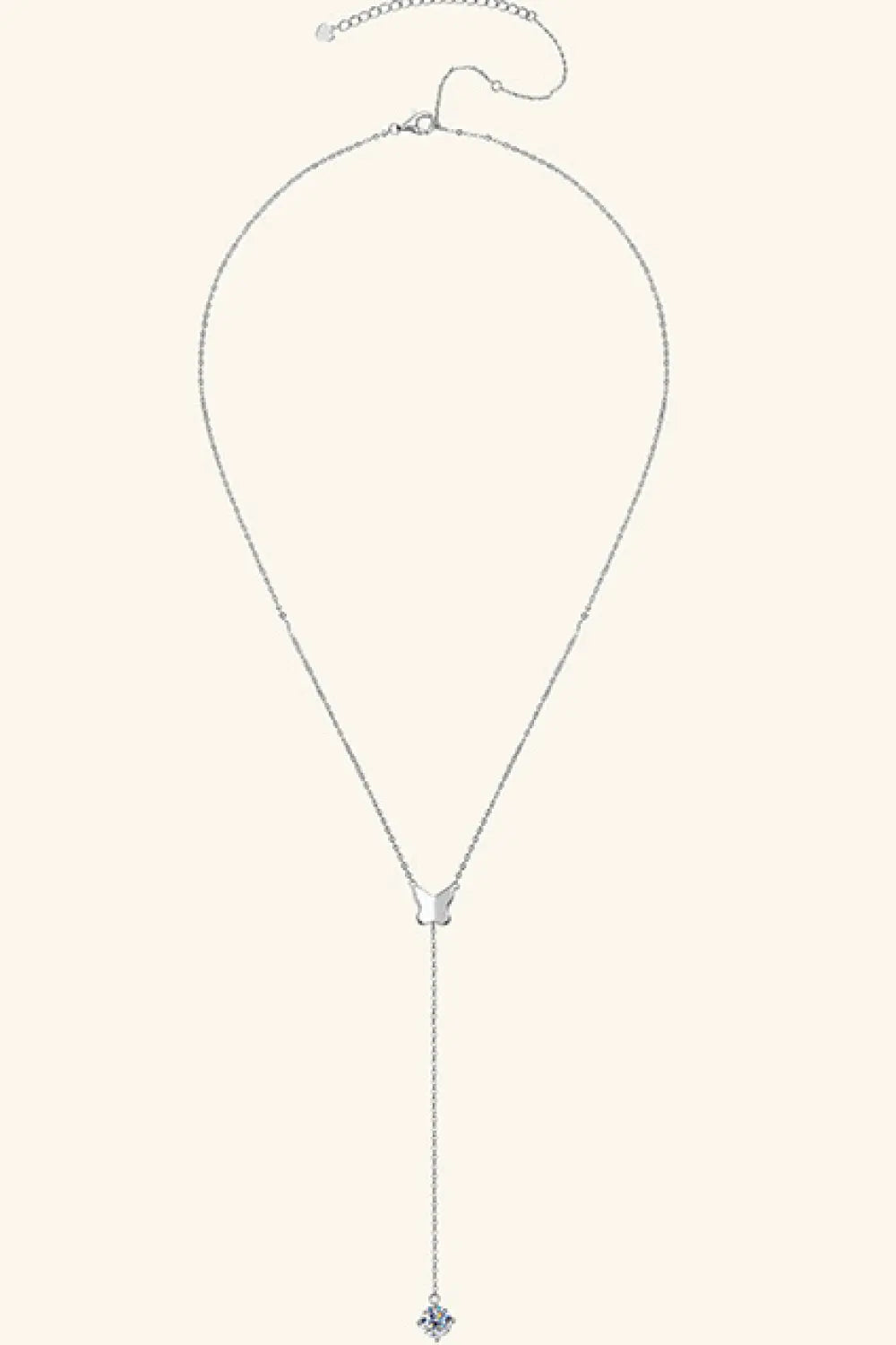 Lovcia 1 Carat Moissanite 925 Sterling Silver Necklace-Necklaces-Gold-One Size-Gold