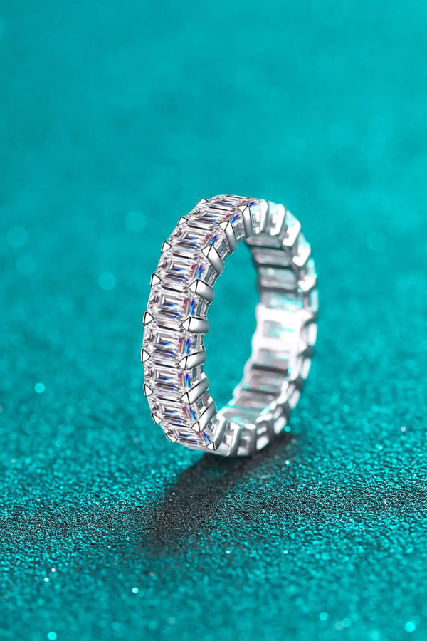 Lovcia 10.5 Carat Moissanite Rhodium-Plated Ring-Rings-Silver-5-Silver
