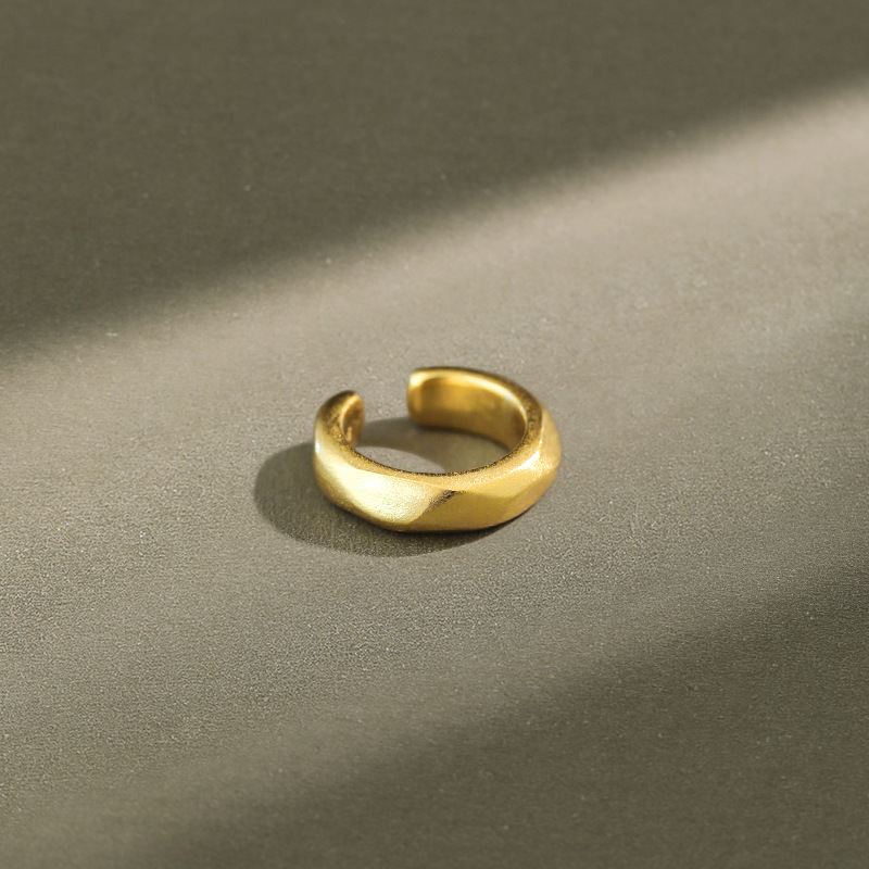 Lovcia 10.5mm Gold Plated Circle Non Pierced Earring-Earrings-Yellow Gold-