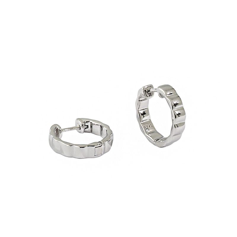 Lovcia 18K Gold Plated 925 Silver Huggie Hoop Earrings-Earrings-Yellow Gold-Yellow Gold