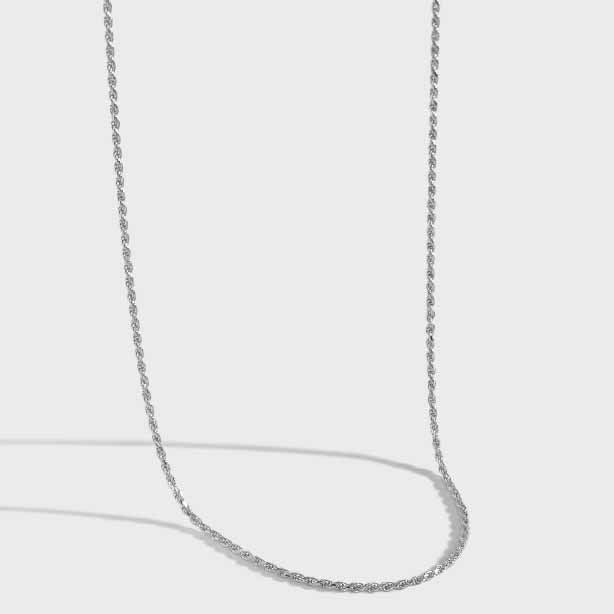 Lovcia 18K Gold Plated 925 Silver Twisted Chain Necklace-Necklaces-Yellow Gold-