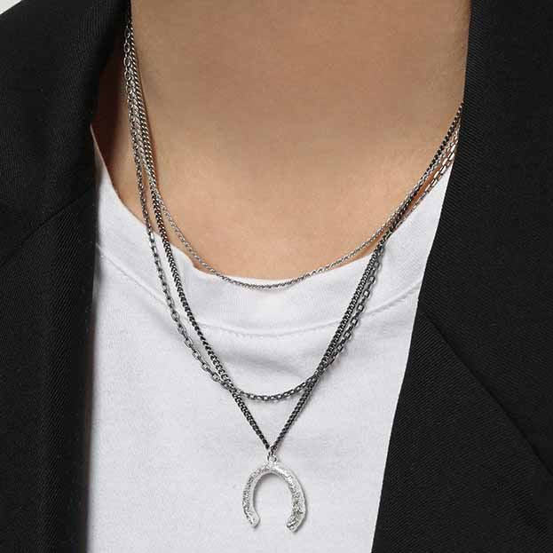 Lovcia 18K Gold Plated 925 Silver Twisted Chain Necklace-Necklaces-Yellow Gold-