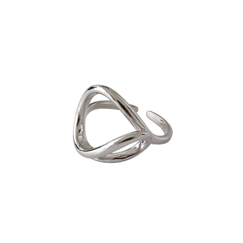 Lovcia 18K Gold Plated Adjustable 925 Sterling Silver Ring-Rings-Yellow Gold-
