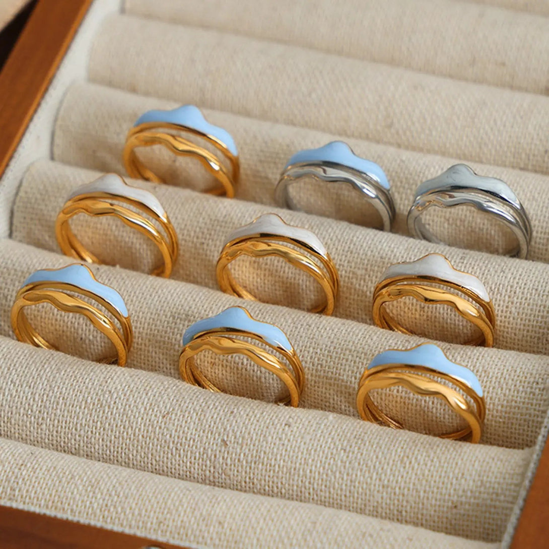 Lovcia 18K Gold-Plated Open Ring-Rings-Gold-7-Gold