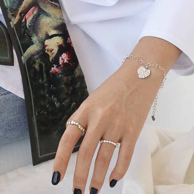 Lovcia 18K Yellow Gold Plated 925 Silver Adjustable Ring-Rings-Yellow Gold-