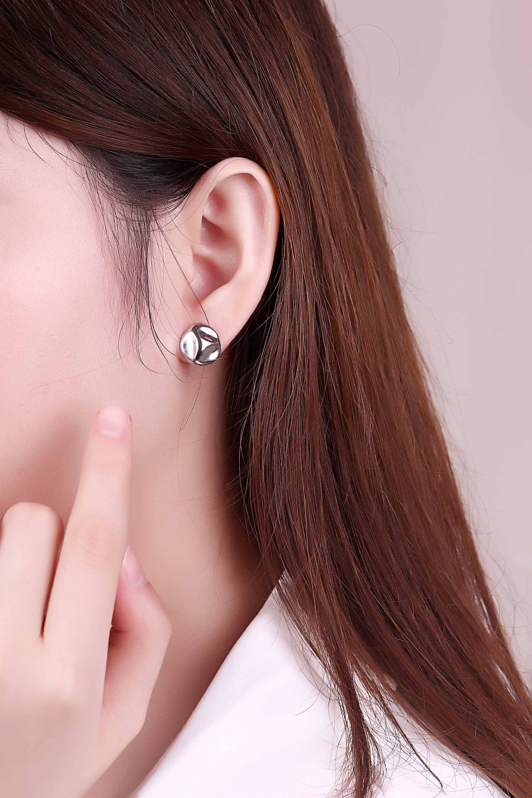 Lovcia 18K Yellow Gold Plated 925 Silver Stud Earrings 13mm-Earrings-Yellow Gold-Yellow Gold