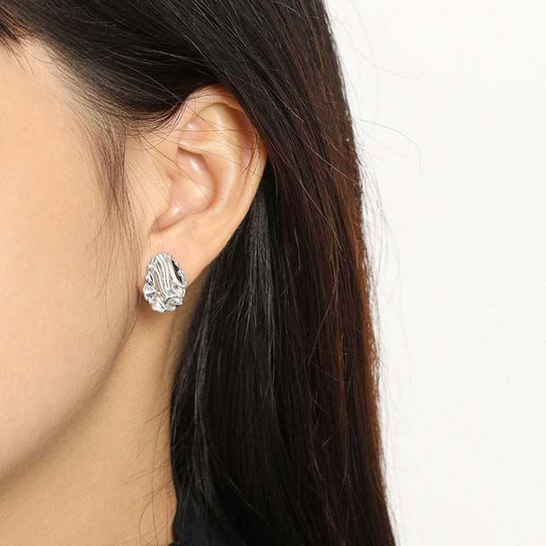 Lovcia 18mm Stud Earrings 14K Gold Plated 925 Silver-Earrings-Yellow Gold-Yellow Gold