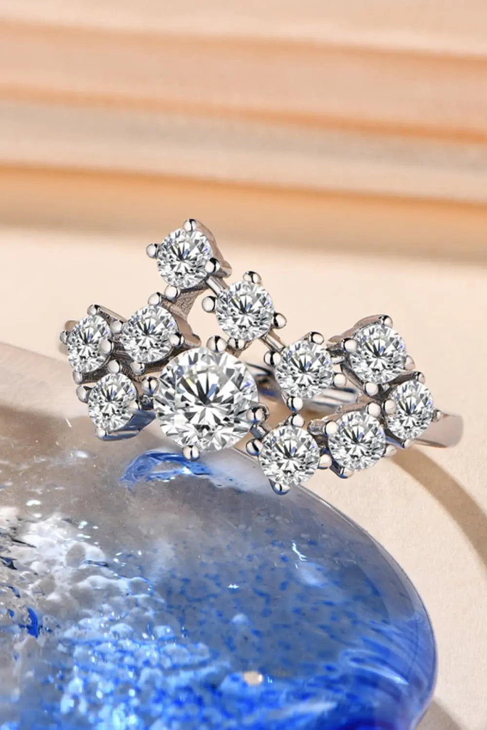 Lovcia 1.2 Carat Moissanite 925 Sterling Silver Ring-Rings-Gold-4.5-Gold