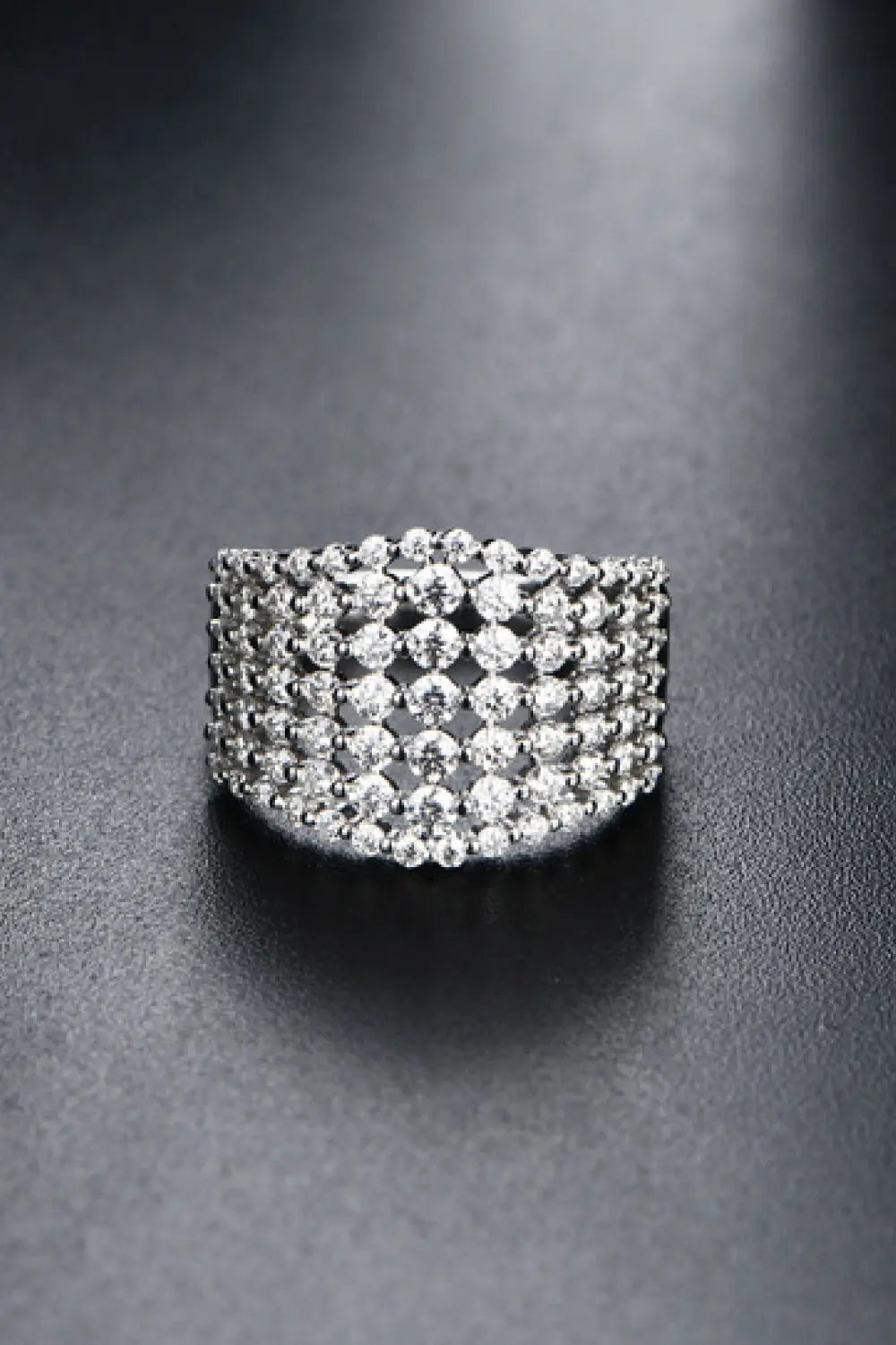 Lovcia 1.21 Carat Moissanite 925 Sterling Silver Ring-Rings-Silver-5-Silver