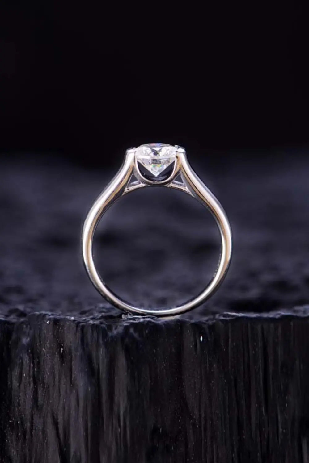Lovcia 1.5 Carat Moissanite 925 Sterling Silver Ring-Rings-Silver-5-Silver