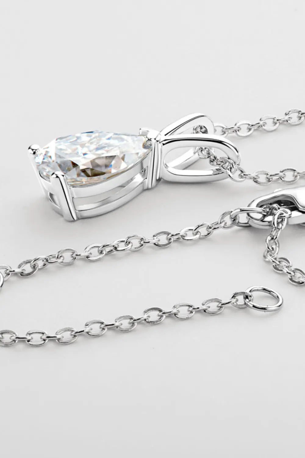 Lovcia 1.5 Carat Moissanite Pendant 925 Sterling Silver Necklace-Necklaces-Gold-One Size-Gold