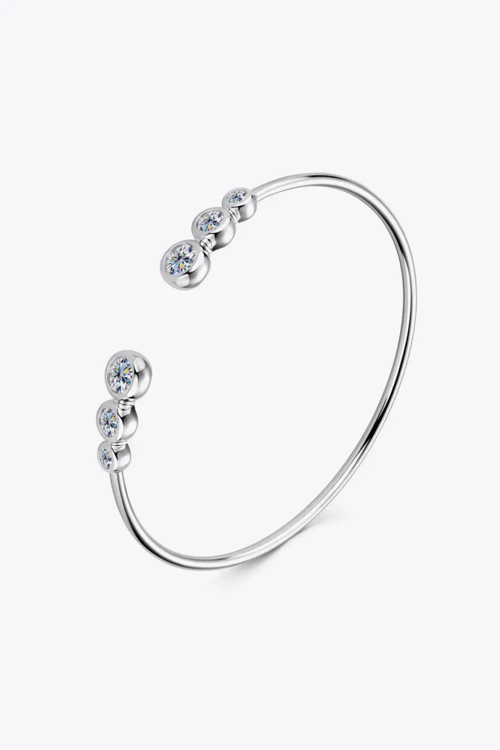 Lovcia 1.8 Carat Moissanite 925 Sterling Silver Bracelet-Bracelets-Gold-One Size-Gold