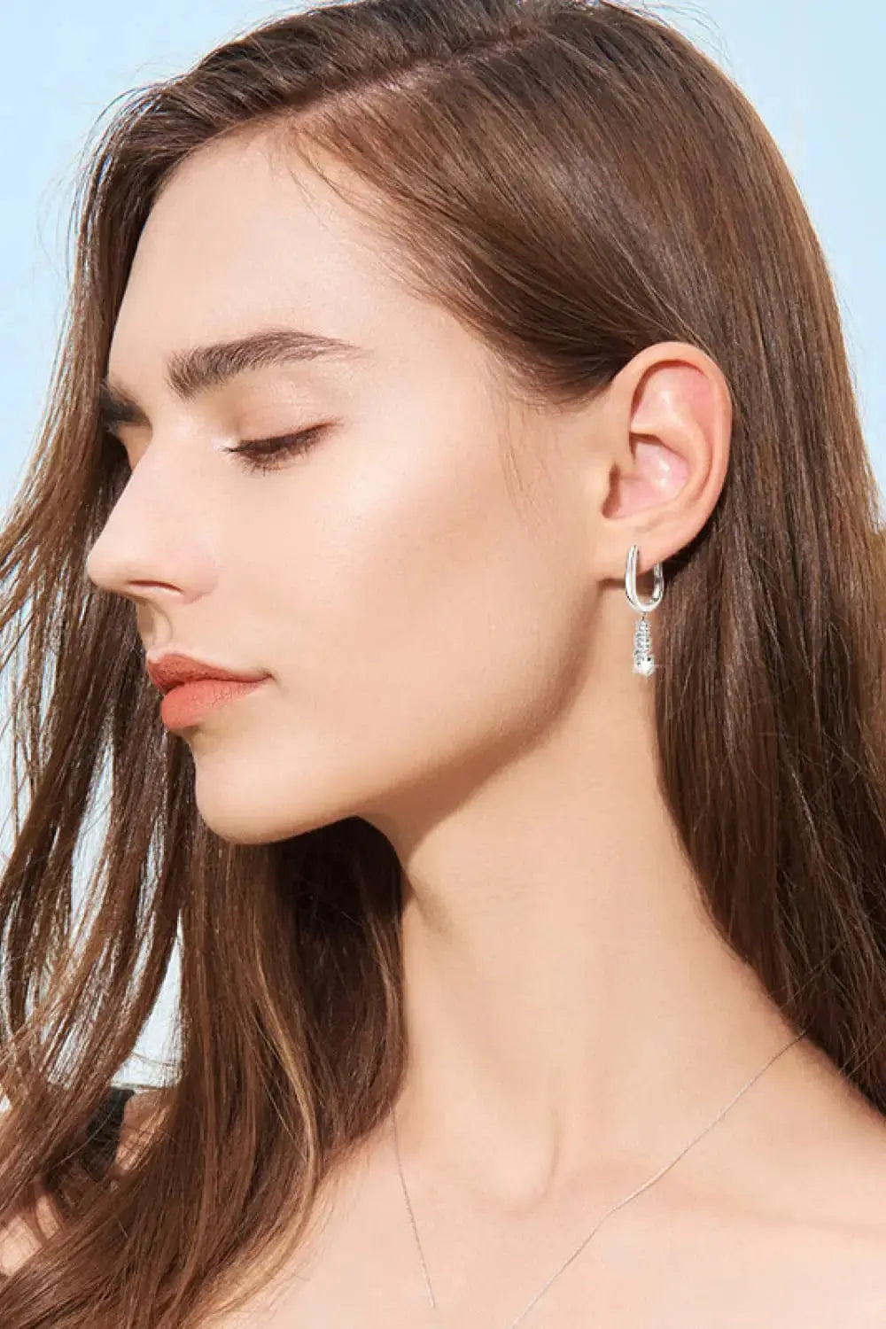 Lovcia 1.8 Carat Moissanite 925 Sterling Silver Drop Earrings-Earrings-Silver-One Size-Silver