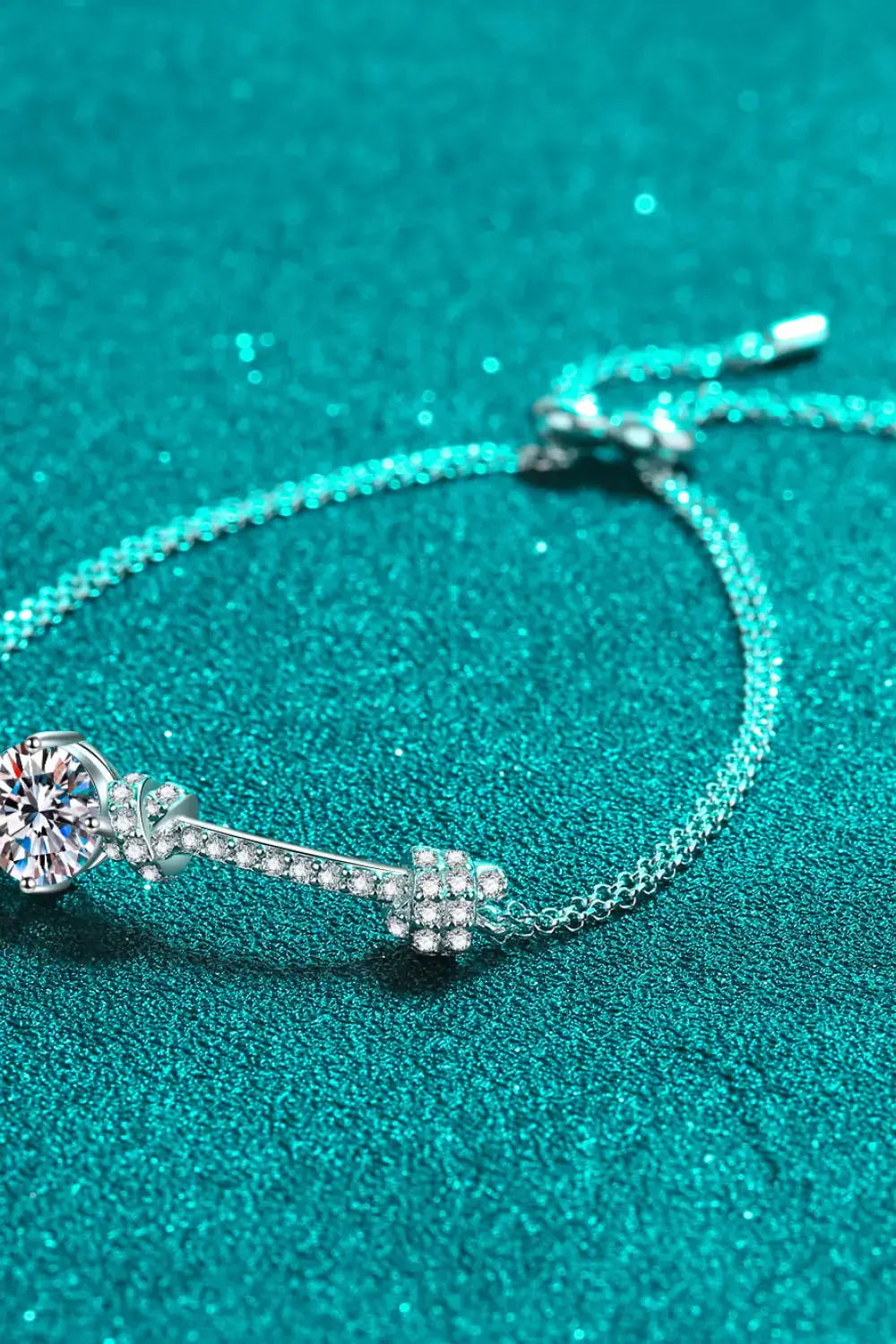 Lovcia 2 Carat Moissanite 925 Sterling Silver Bracelet-Bracelets-Silver-One Size-Silver