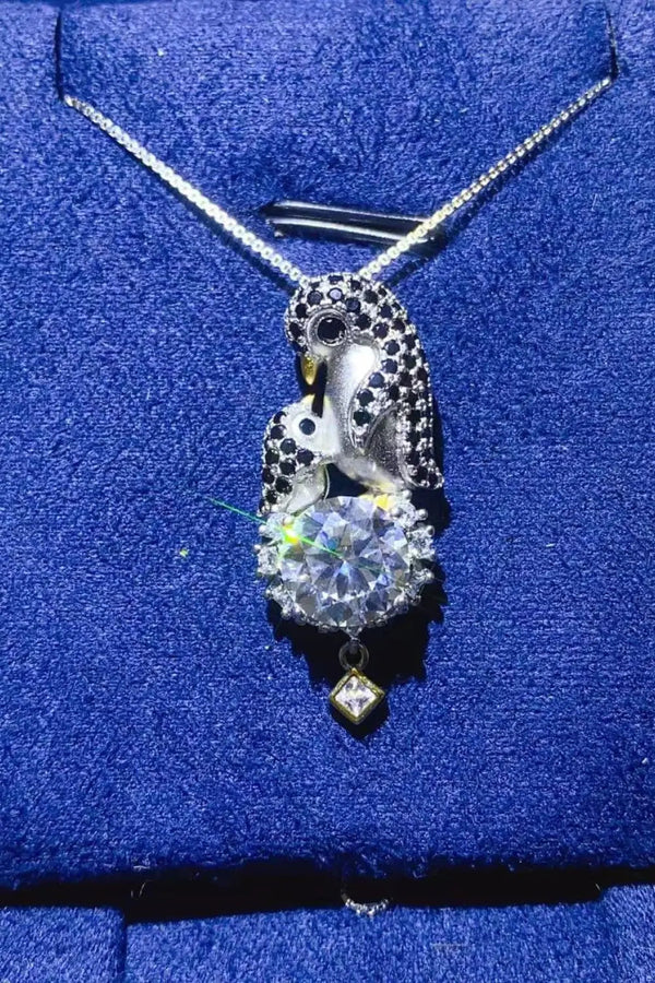 Lovcia 2 Carat Moissanite 925 Sterling Silver Necklace-Necklaces-Silver-One Size-Silver