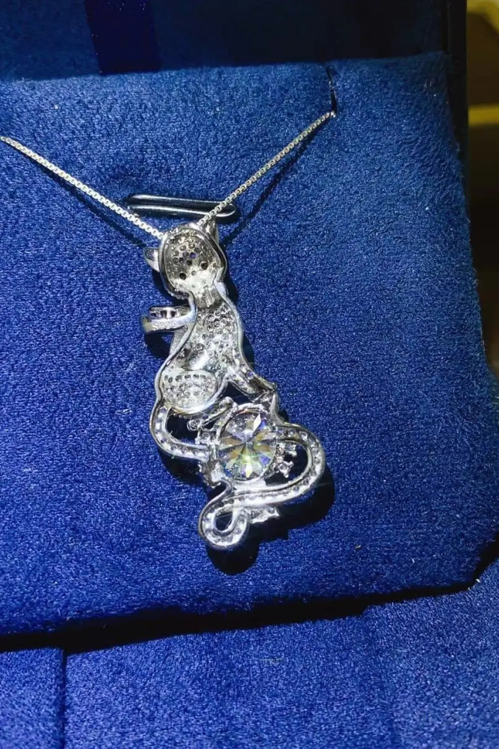 Lovcia 2 Carat Moissanite 925 Sterling Silver Necklace-Necklaces-Silver-One Size-Silver