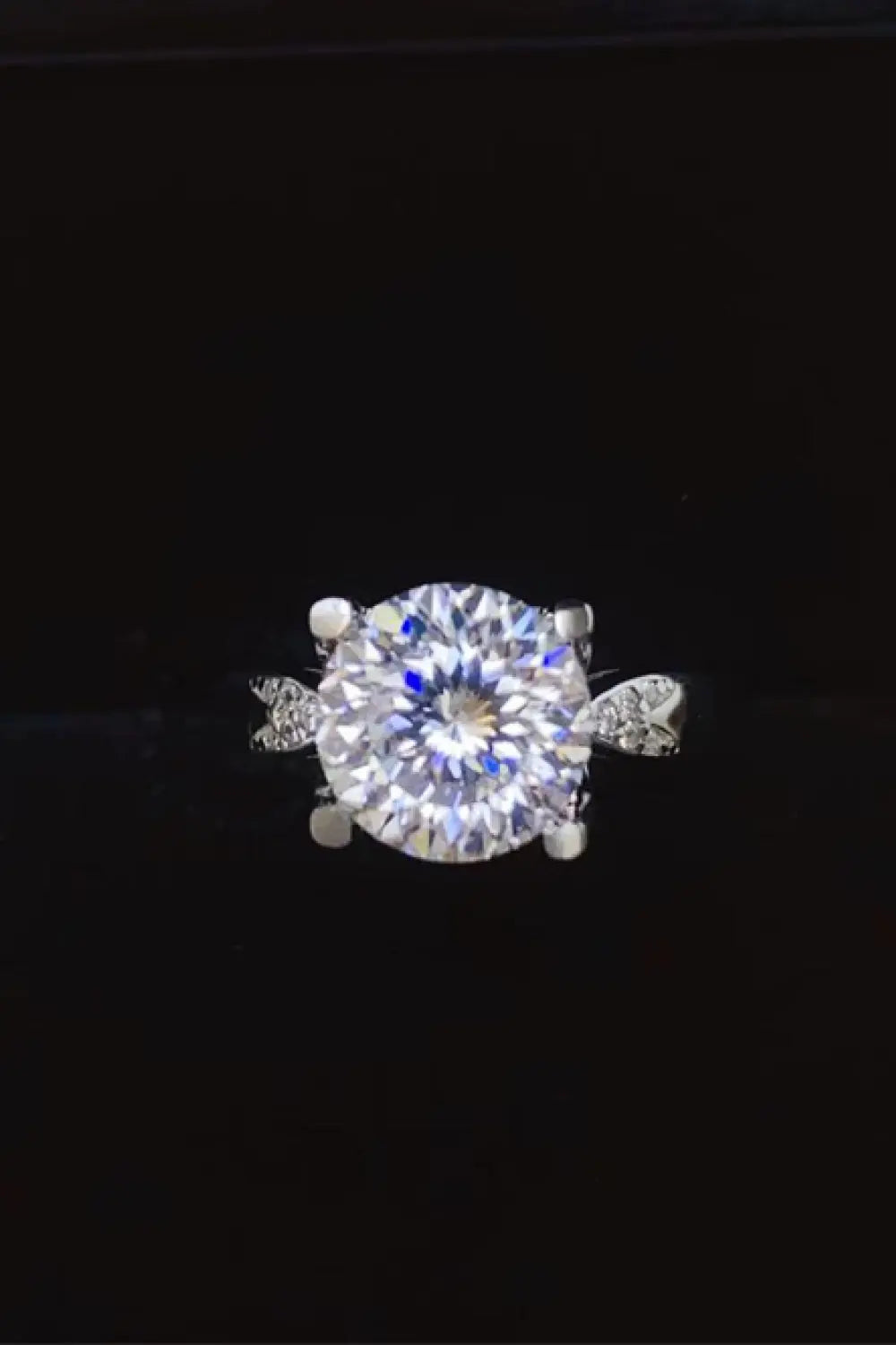 Lovcia 2 Carat Moissanite 925 Sterling Silver Ring-Rings-White-4.5-White