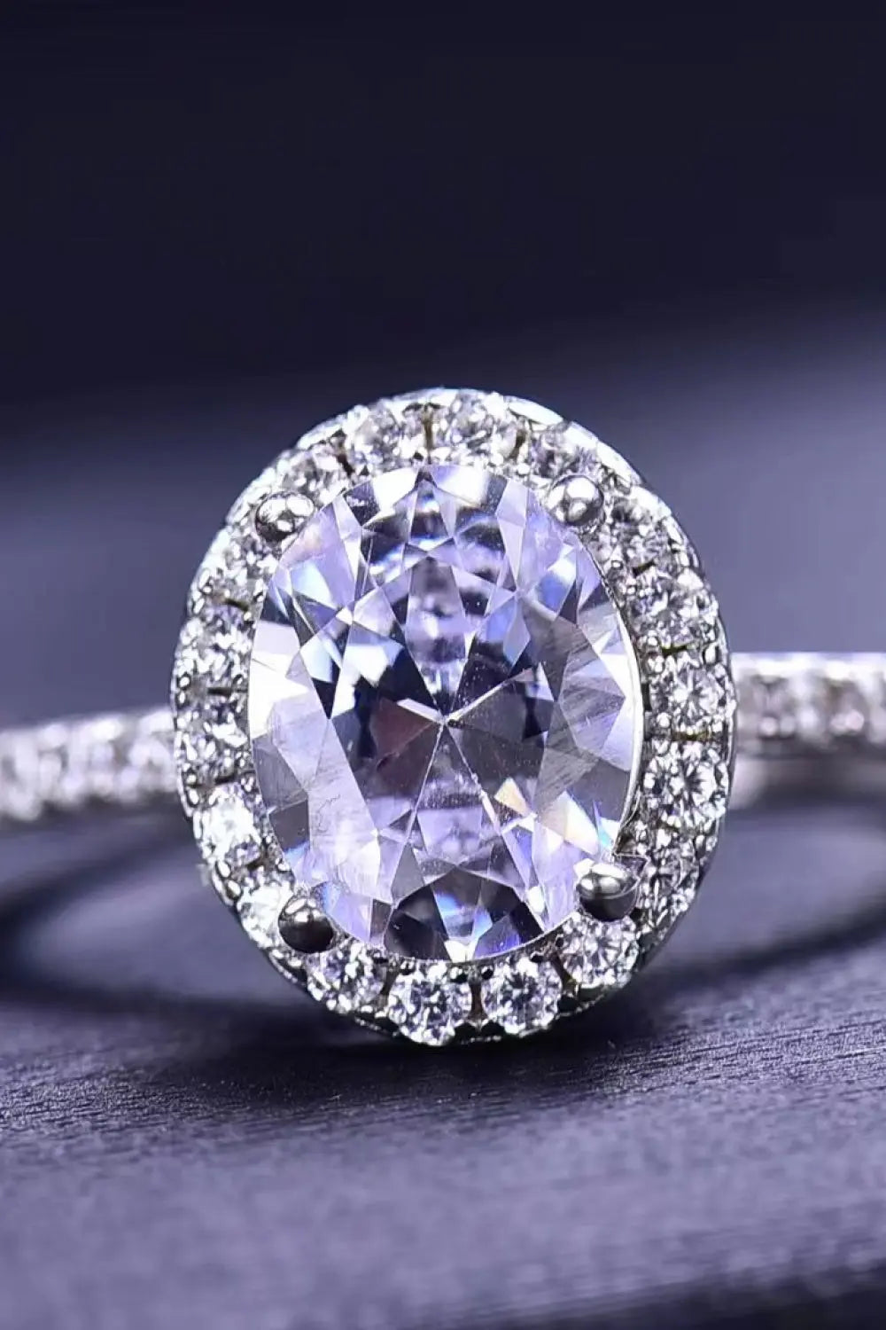 Lovcia 2 Carat Moissanite Platinum-Plated Ring-Rings-White-5-White