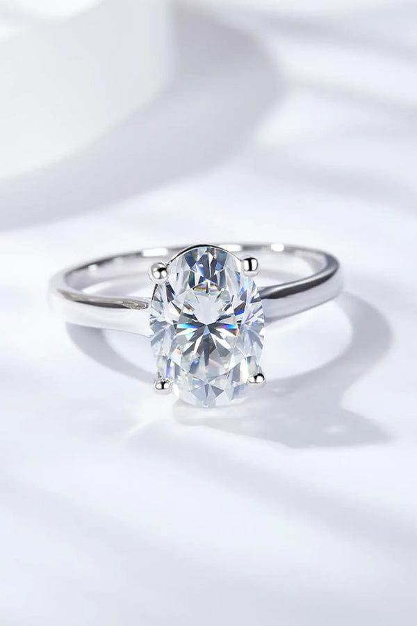 Lovcia 2.5 Carat Moissanite Solitaire Ring-Rings-Silver-5-Silver