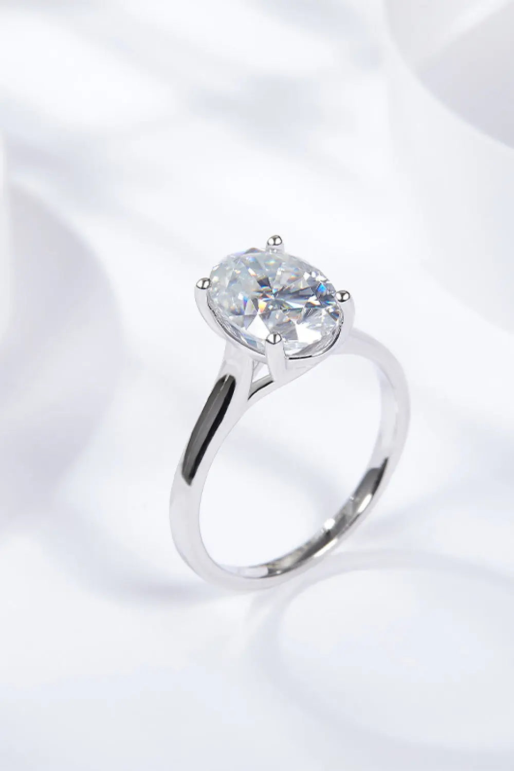 Lovcia 2.5 Carat Moissanite Solitaire Ring-Rings-Silver-5-Silver