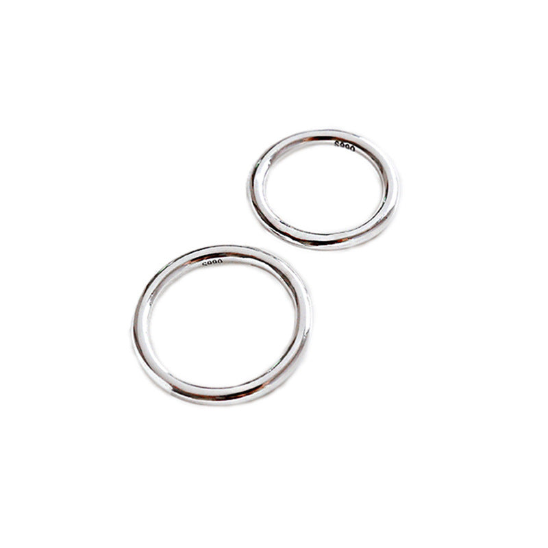 Lovcia 2mm Round Sterling Silver Ring 11 13 15 17 19-Rings-Us 9-Us 9