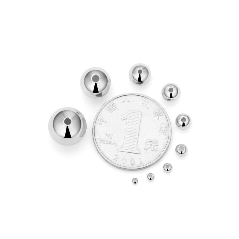 Lovcia 4mm Gold Tone Bead Caps 925 Sterling Silver-No Plating-No Plating