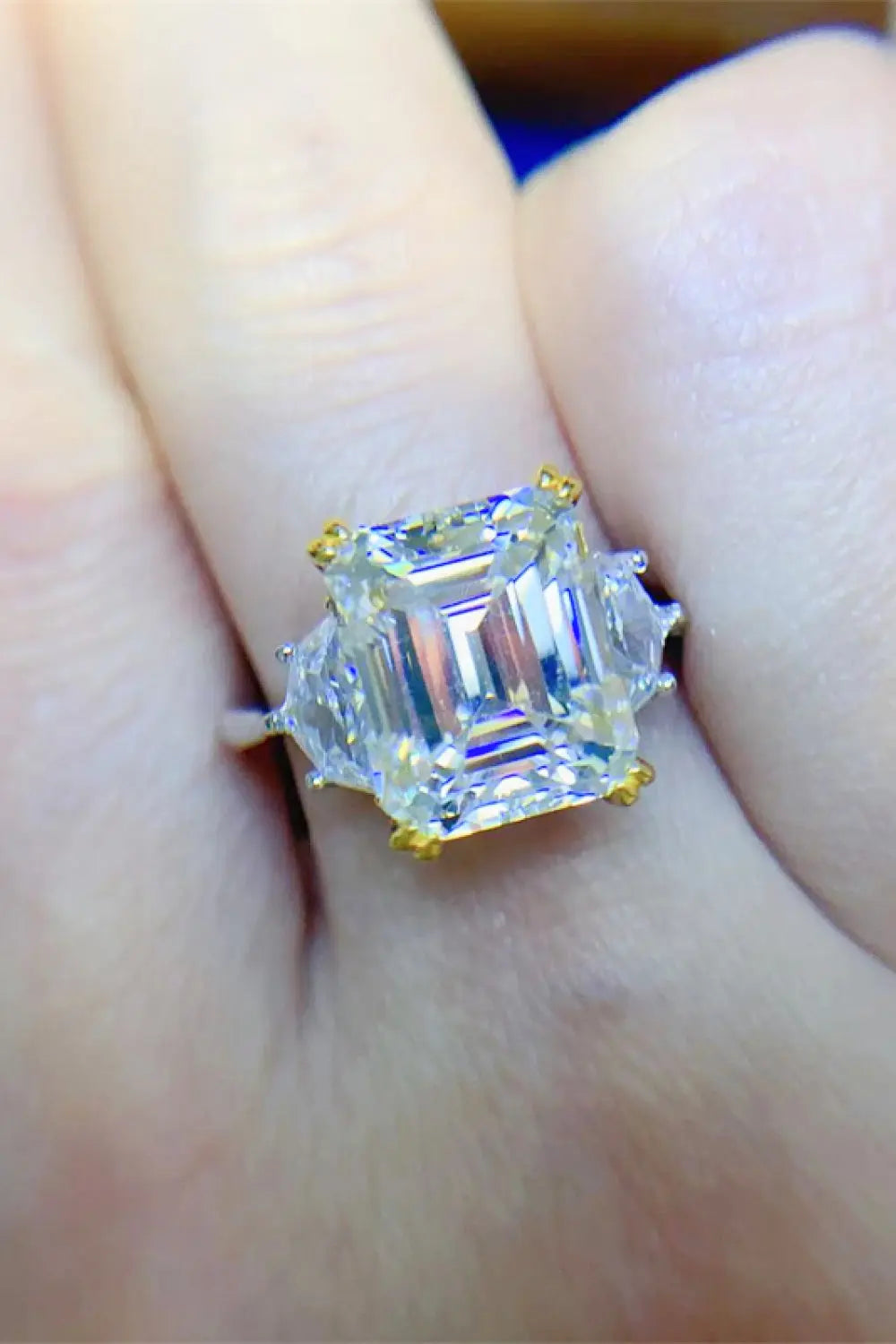 Lovcia 5 Carat Moissanite 925 Sterling Silver Ring-Rings-Silver-5-Silver