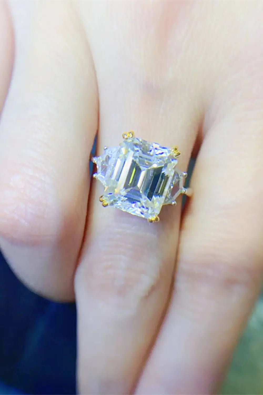 Lovcia 5 Carat Moissanite 925 Sterling Silver Ring-Rings-Silver-5-Silver