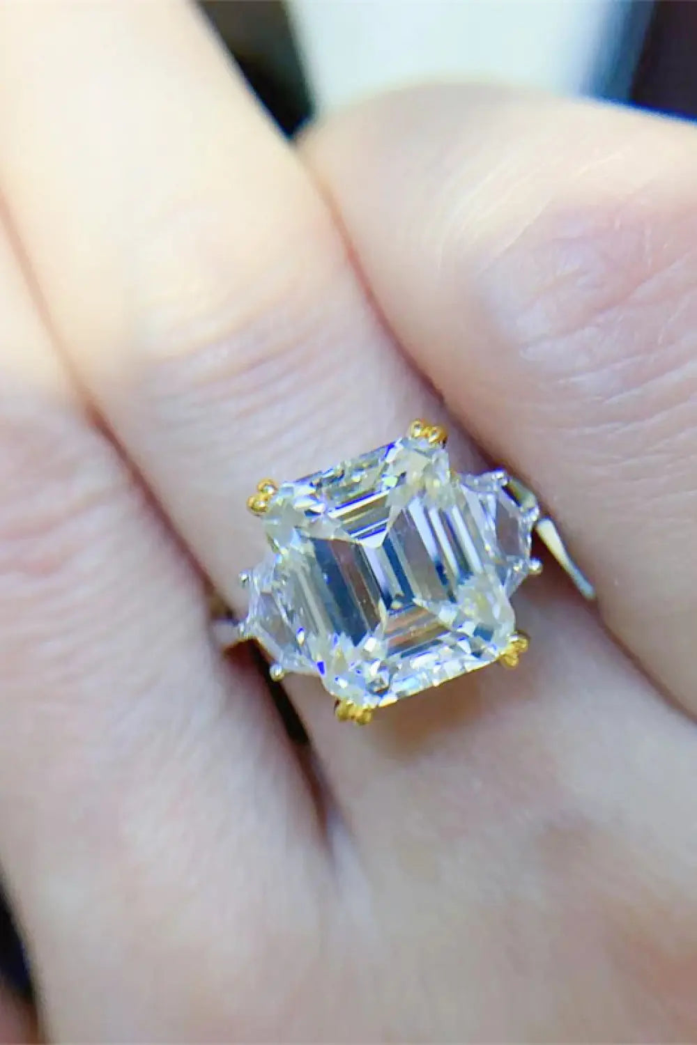 Lovcia 5 Carat Moissanite 925 Sterling Silver Ring-Rings-Silver-5-Silver