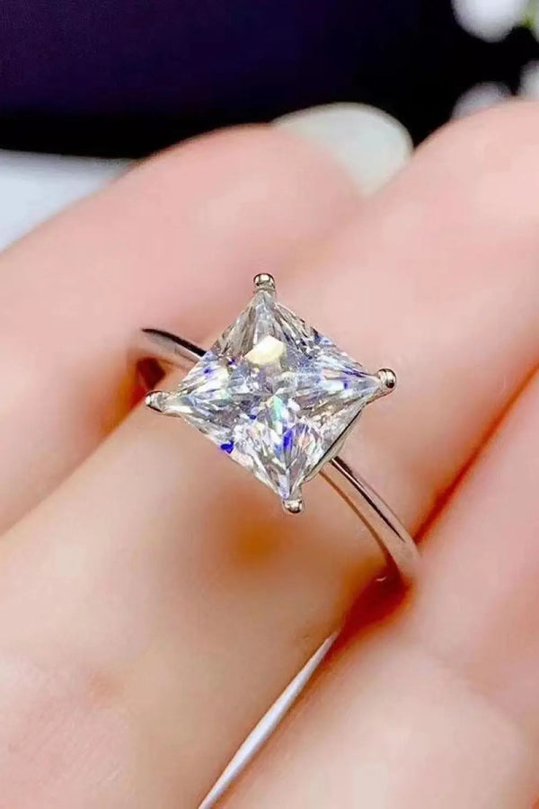 Lovcia 5 Carat Moissanite Solitaire Ring-Rings-Silver-5-Silver