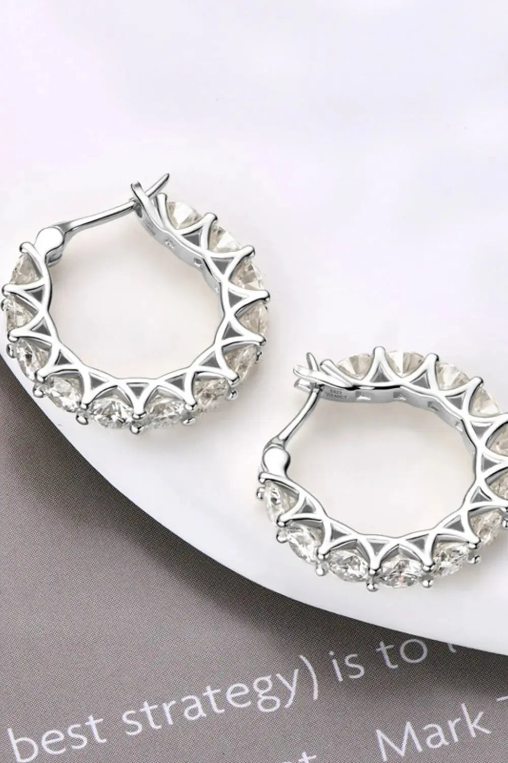 Lovcia 7.2 Carat Moissanite 925 Sterling Silver Earrings-Earrings-Silver-One Size-Silver