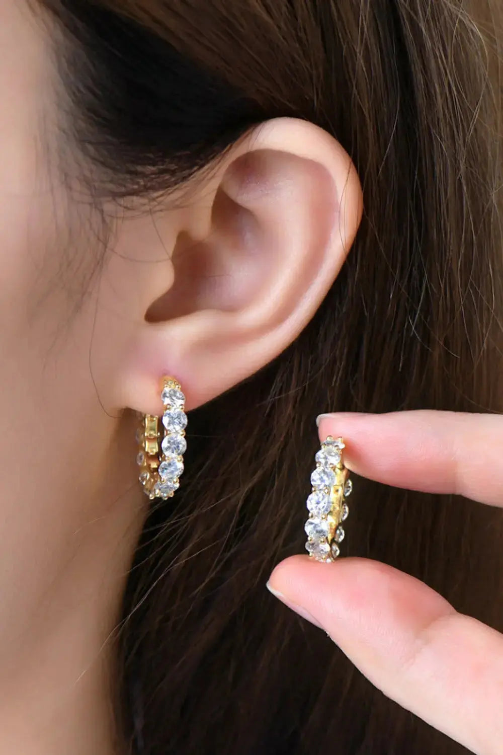Lovcia 7.2 Carat Moissanite 925 Sterling Silver Earrings-Earrings-Silver-One Size-Silver