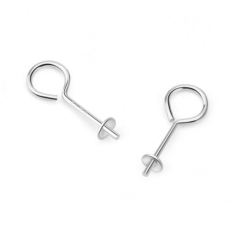 Lovcia 9 Shape 3mm Sterling Silver Pearl Stud Earrings-Earrings-No Plating-