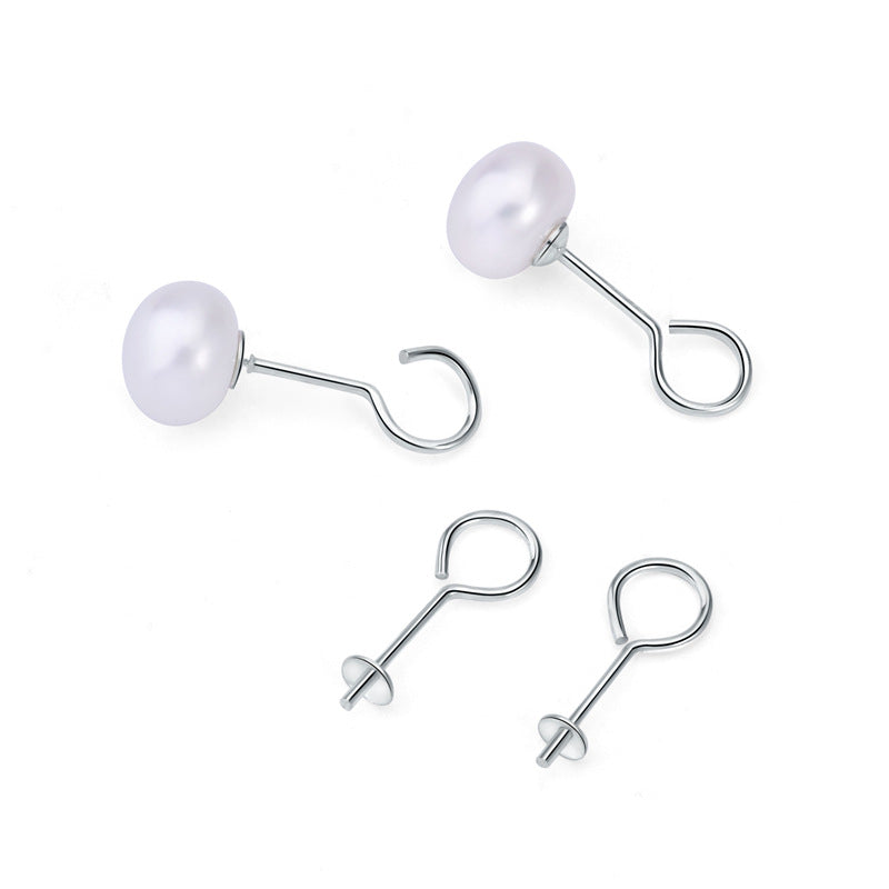 Lovcia 9 Shape 3mm Sterling Silver Pearl Stud Earrings-Earrings-No Plating-