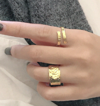 Lovcia 925 Silver Adjustable Cross Ring Gold Plated-Rings-Yellow Gold-Yellow Gold