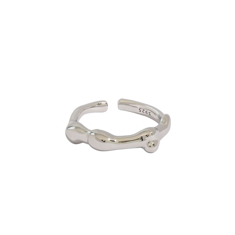 Lovcia 925 Silver Adjustable Ring Yellow Gold Plated-Rings-Yellow Gold-Yellow Gold