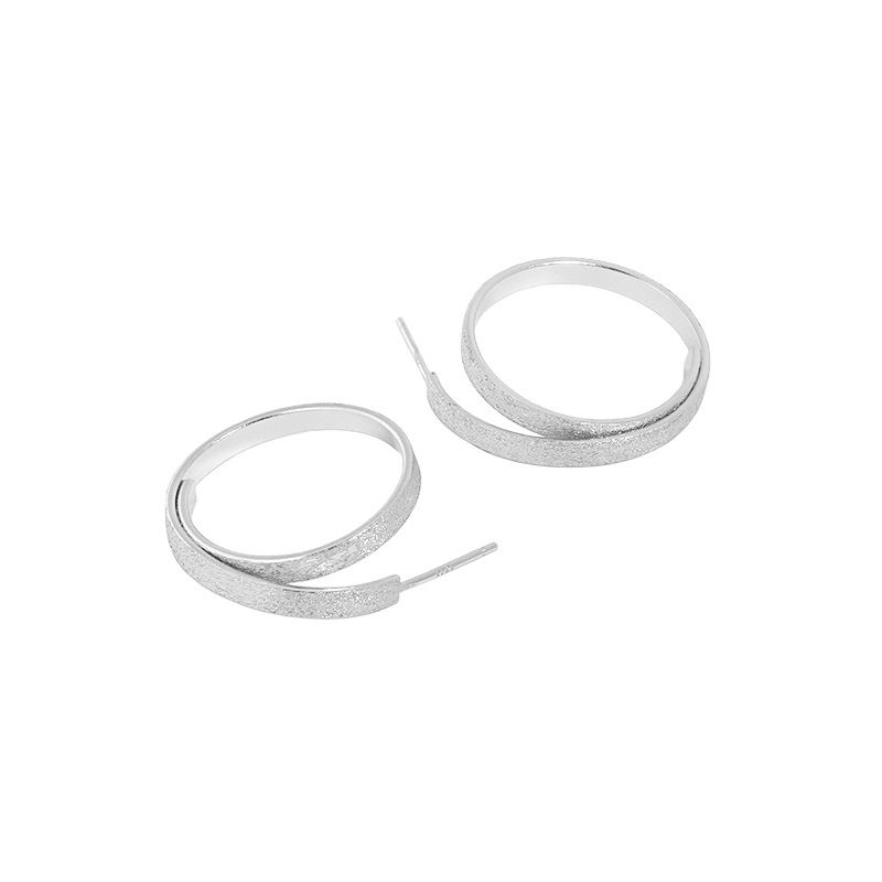 Lovcia 925 Silver Dangling Hoop Earrings Gold Tone 25mm-Earrings-Yellow Gold-