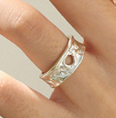 Lovcia 925 Silver Hollow Adjustable Gold Plated Ring-Rings-Rhodium-Rhodium