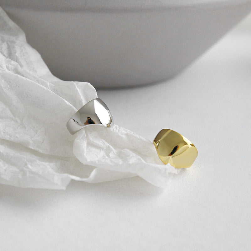 Lovcia 925 Silver Nonpierced Earring Gold Tone 7.5mm Single-Earrings-Yellow Gold (Single)-