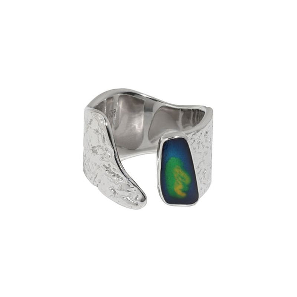 Lovcia 925 Sterling Silver Adjustable Cloisonne Enamel Ring-Rings-