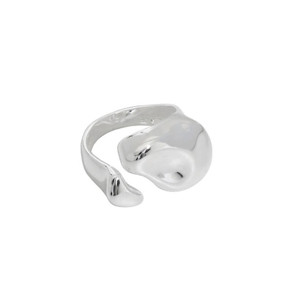 Lovcia 925 Sterling Silver Adjustable Irregular Ring-Rings-