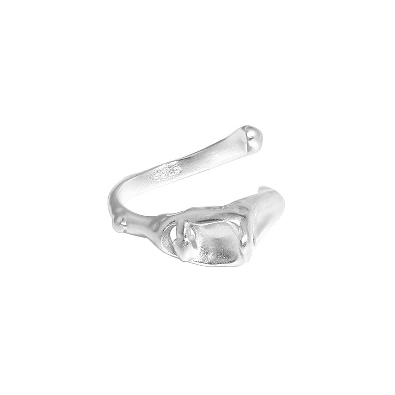 Lovcia 925 Sterling Silver Adjustable Ring Gold Tone-Rings-Yellow Gold-Yellow Gold