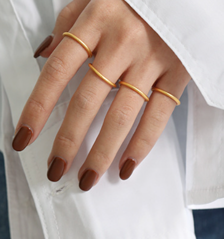 Lovcia 925 Sterling Silver Adjustable Tail Ring Gold-Rings-Yellow Gold-US 7-Yellow Gold
